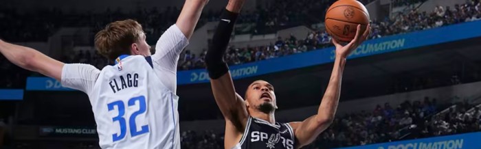 NBA直播-双状元宿敌初显！文班29+11率队双杀独行侠，弗拉格空砍32+6|文班亚马|马刺|圣安东尼奥马刺队|维克托-文班亚马|达拉斯独行侠队_新浪体育_新浪新闻